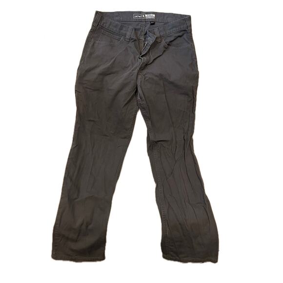 Carhartt Relaxed Fit Gray Jeans Mens 36x32 - Picture 1 of 3